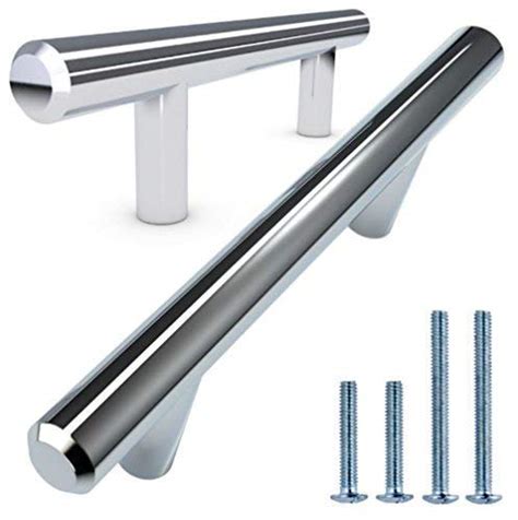 solid stainless steel bar pull cabinet handle 3.75 x6|ALPINE HARDWARE Premium Solid Euro Style Bar Handle Pull .